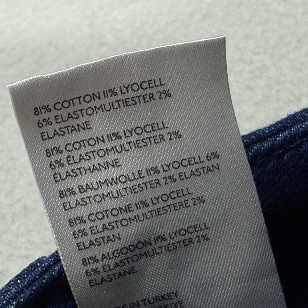 Maeve Anthropologie Jeans Womens 27 The Colette Wide Leg Crop Denim Patch Pocket - Picture 13 of 13